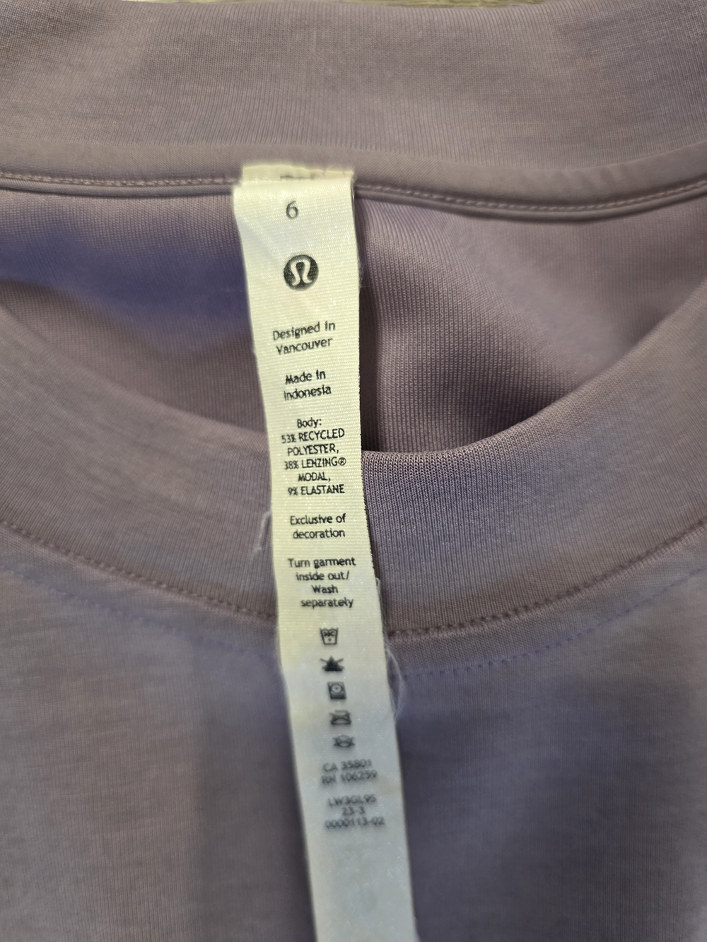 Lululemon Softstreme Perfectly Oversized Cropped Crew Size 6 – Like New
